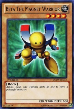 Beta The Magnet Warrior Card Front