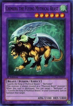 Chimera the Flying Mythical Beast Card Front