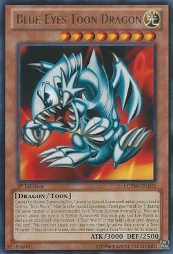 Blue-Eyes Toon Dragon Card Front