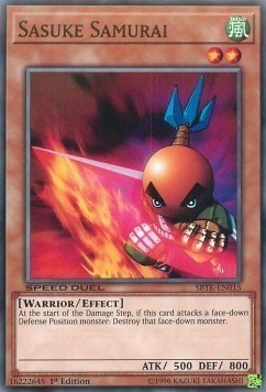 Sasuke Samurai Card Front