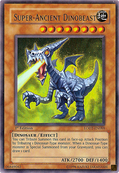 Super-Ancient Dinobeast Card Front