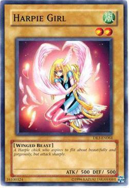 Harpie Girl Card Front