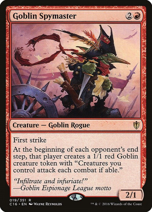 Goblin Spymaster Card Front