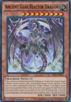 Ancient Gear Reactor Dragon Card Front