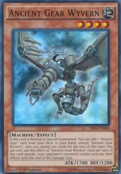 Ancient Gear Wyvern Card Front