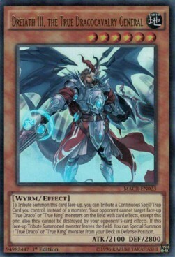 Dreiath III, the True Dracocavalry General Card Front