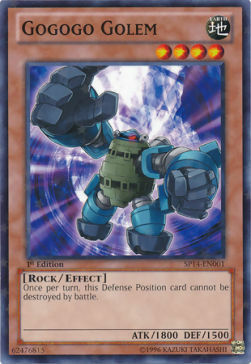 Gogogo Golem Card Front