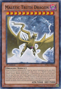 Malefic Truth Dragon Card Front