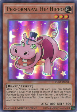 Performapal Hip Hippo Card Front