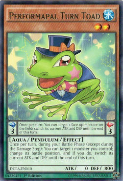 Performapal Turn Toad Card Front