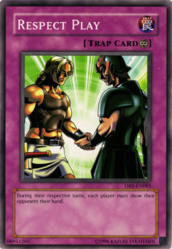 Respect Play Card Front