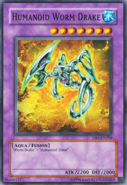 Humanoid Worm Drake Card Front