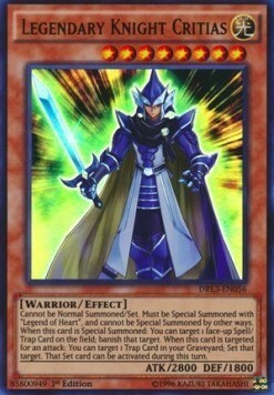 Legendary Knight Critias Card Front