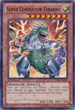 Super Conductor Tyranno Card Front