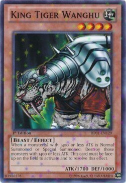 King Tiger Wanghu Card Front