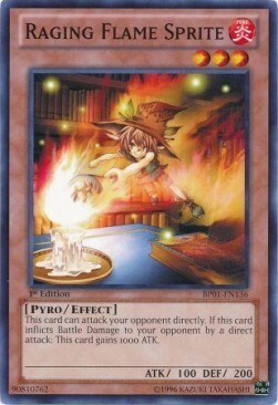 Raging Flame Sprite Card Front