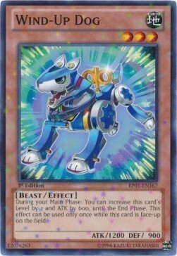 Wind-Up Dog Card Front