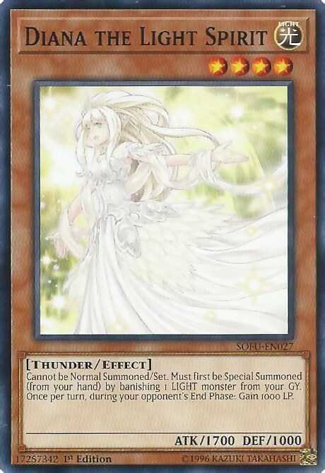 Diana the Light Spirit Card Front