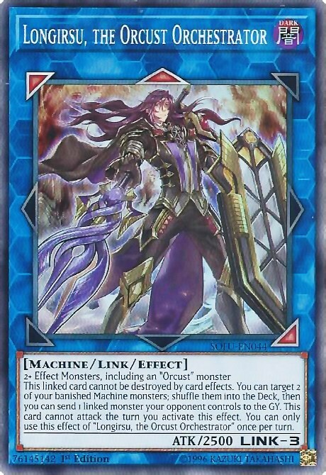 Longirsu, the Orcust Orchestrator Card Front