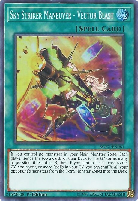 Sky Striker Maneuver - Vector Blast Card Front