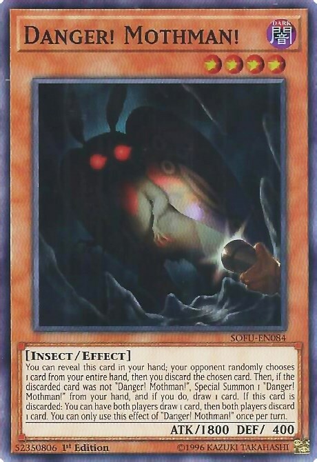 Danger! Mothman! Card Front