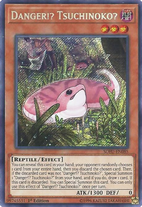 Danger!? Tsuchinoko? Card Front