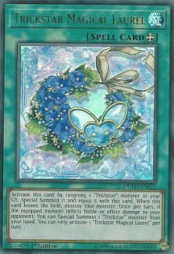 Trickstar Magical Laurel Card Front