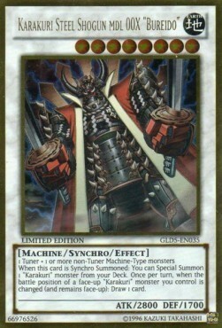 Karakuri Steel Shogun mdl 00X "Bureido" Card Front