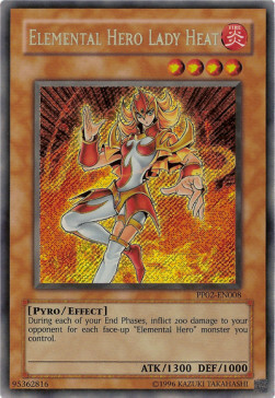 Elemental Hero Lady Heat Card Front