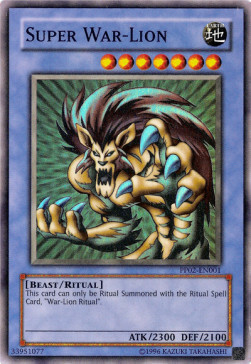 Super War-Lion Card Front