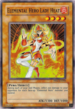 Elemental Hero Lady Heat Card Front