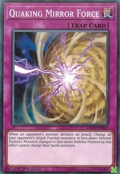 Quaking Mirror Force Card Front