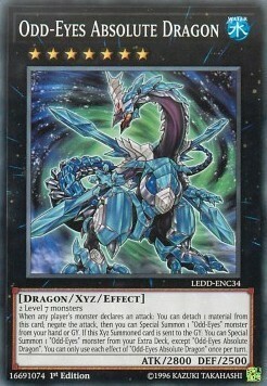 Odd-Eyes Absolute Dragon Card Front