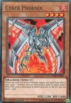 Cyber Phoenix Card Front