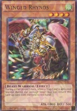 Winged Rhynos Card Front