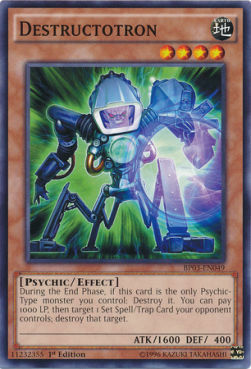 Destructotron Card Front