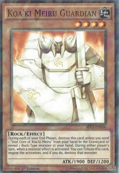 Koa'ki Meiru Guardian Card Front