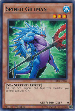 Spined Gillman Card Front