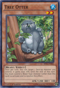 Tree Otter Card Front