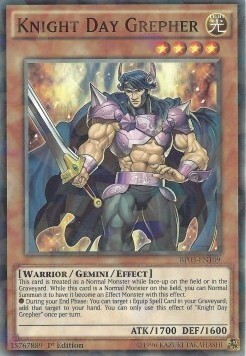 Knight Day Grepher Card Front