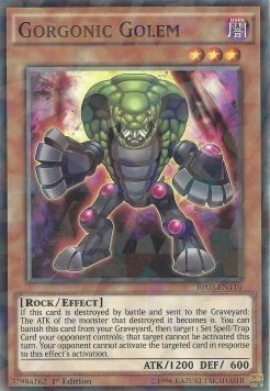 Gorgonic Golem Card Front