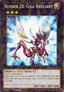 Number 20: Giga-Brilliant Card Front