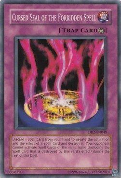 Cursed Seal of the Forbidden Spell Card Front