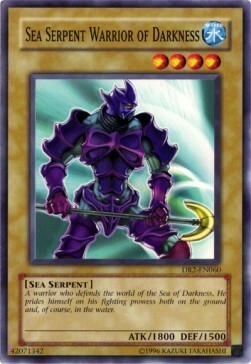 Sea Serpent Warrior of Darkness Card Front