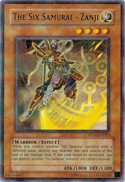 The Six Samurai - Zanji Card Front