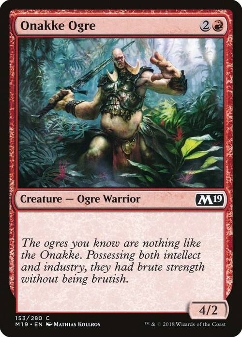 Onakke Ogre Card Front