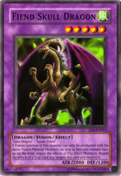 Fiend Skull Dragon Card Front