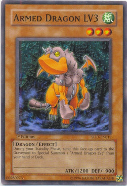 Armed Dragon LV3 Card Front