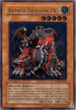 Armed Dragon LV5 Card Front