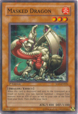 Masked Dragon Card Front